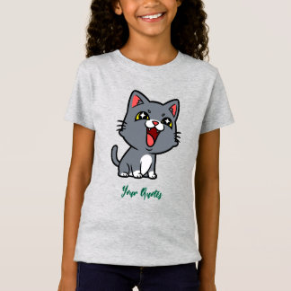 Camiseta Filhote Cinza Feliz