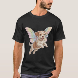 Camiseta Filhote com Asas de Fada Brilhantes — Magical PeT