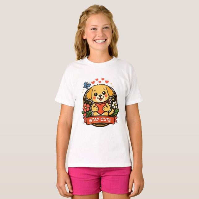 Camiseta Filhote continua fofo (Frente Completa)