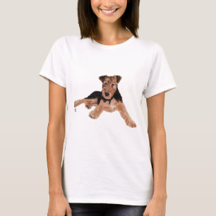 Camiseta Filhote de Airedale, Lakeland, Welsh Terrier