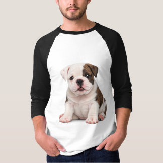 Camiseta Filhote de Bulldog Inglês Fofo
