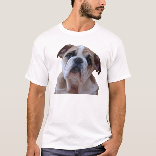 Camiseta Filhote de cachorro 2 do buldogue (Frente)