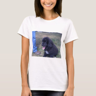 Camiseta Filhote de cachorro bonito de Newfie (raça do cã