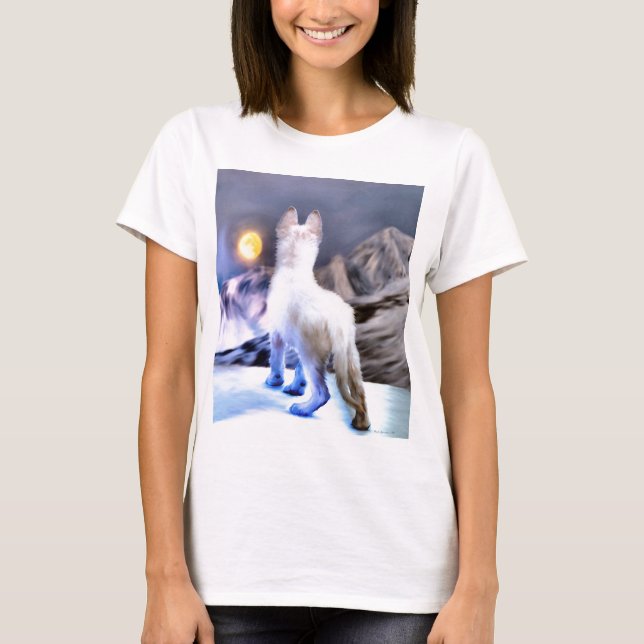Camiseta Filhote de cachorro da neve (Frente)