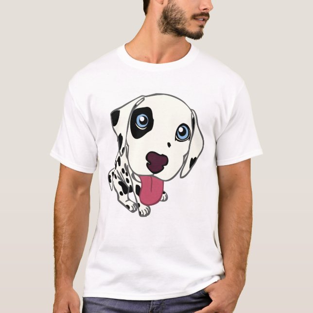 CAMISETA FILHOTE DE CACHORRO DALMATIAN (Frente)
