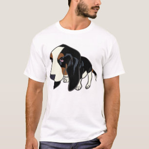 CAMISETA FILHOTE DE CACHORRO DE BASSET HOUND
