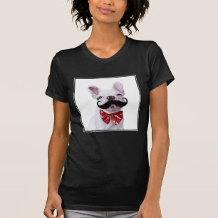 Camiseta Filhote de cachorro do cão de Bull do francês co