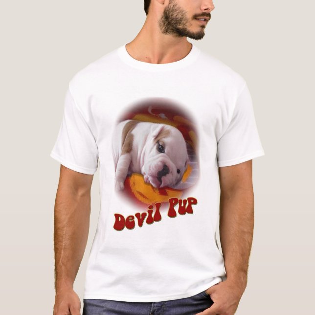 Camiseta Filhote de cachorro do diabo (Frente)