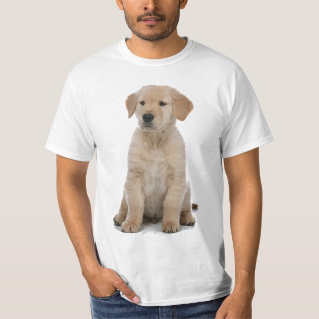 Camiseta Filhote de cachorro do golden retriever (Frente)