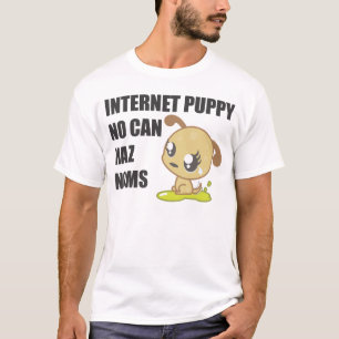 Camiseta Filhote de cachorro do Internet - luz