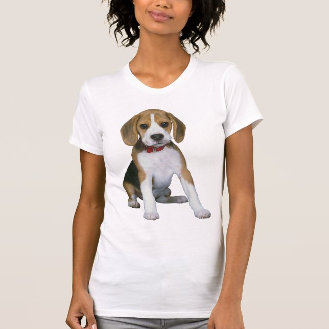 Camiseta Filhote de cachorro do lebreiro (Frente)