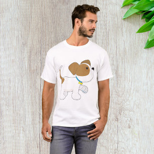 Camiseta Filhote de Cachorro Ferido com Pata Enfaixada