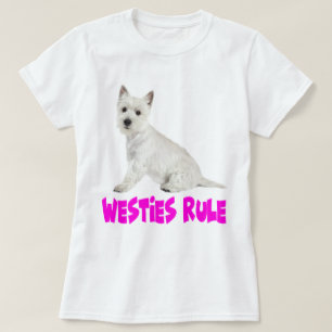 Camiseta Filhote de Cachorro Terrier West Highland Branco A