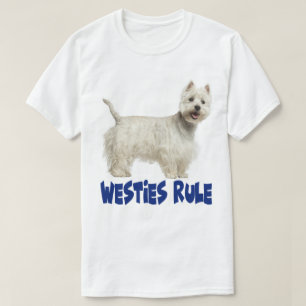 Camiseta Filhote de Cachorro Terrier West Highland Branco A