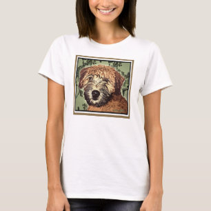 Camiseta Filhote de cachorro Wheaten Macio-Revestido de