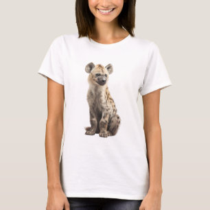 Camiseta Filhote de Hiena Manchada Real: Um Retrato da Sava