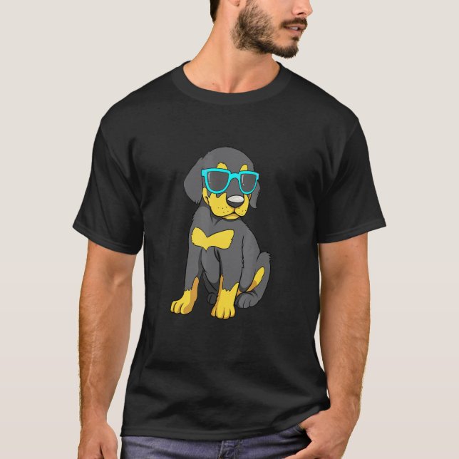 Camiseta Filhote de Pinscher Dobermann (Frente)