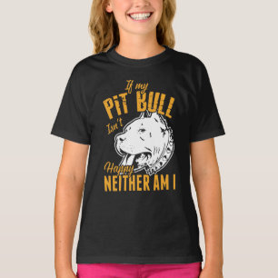 Camiseta Filhote de Pit Bull - Mãe Pai de Pitbull Engraçado