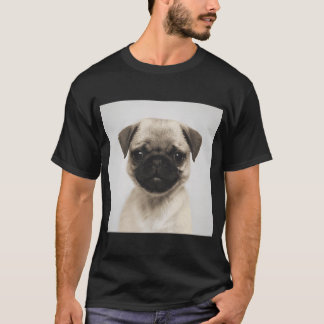 Camiseta Filhote de Pug - Colorido