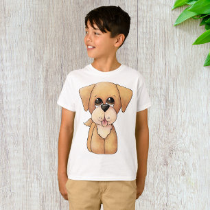Camiseta Filhote de Retriever Dourado Cachorro Adorável