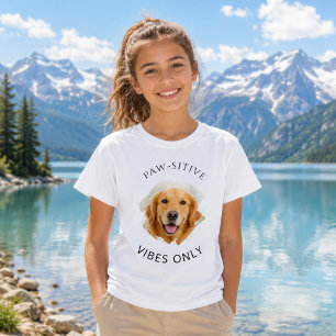 Camiseta Filhote de Retriever Dourado Vibrações Positivas S