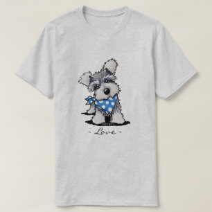 Camiseta Filhote de Schnauzer KiniArt