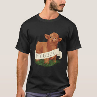 Camiseta Filhote de vitelo da Highland - Fazenda de raça br