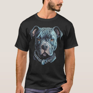 Camiseta Filhote engraçado e rabugento do American Pit Bull