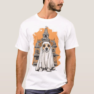 Camiseta Filhote Fantasma � Fantasia de Cachorro Assustador