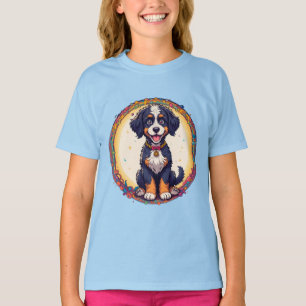 Camiseta Filhote Fofo design colorido estilo desenho animad