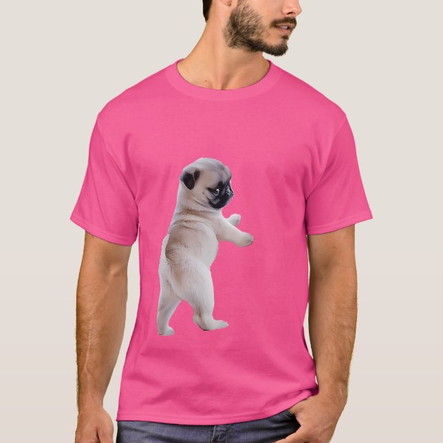 Camiseta Filhote Pug (Frente)