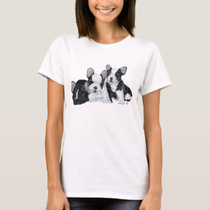 Camiseta Filhotes de Bulldog Francês