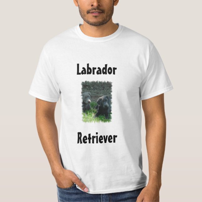 Camiseta Filhotes de cachorro de labrador retriever da (Frente)
