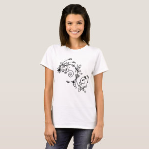 Camiseta Filigranas borboletas