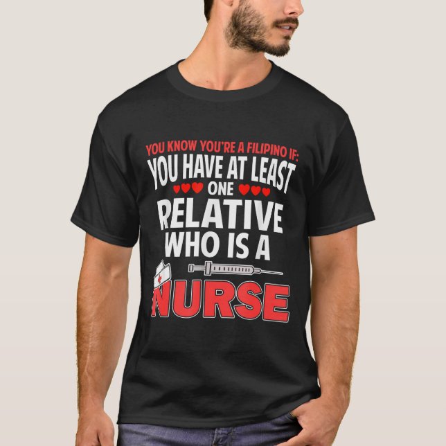 Camiseta Filino Nurse Funny Saying Philipnes Noy Men Women  (Frente)