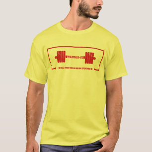 Camiseta Filipenses 4:13 Christian Barbell Força