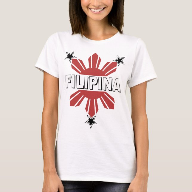 Camiseta Filipina Sun e estrela (Frente)