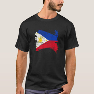 Camiseta Filipinas Bandeira Pinoy Pinay Manila Fan L