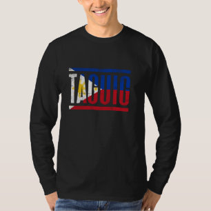 CAMISETA FILIPINAS DE TAGUIG COM SUA BANDEIRA DE FILIPINO O