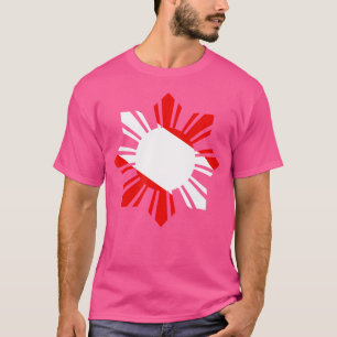 Camiseta Filipinas Dirigindo o sinalizador Filipino Scuba
