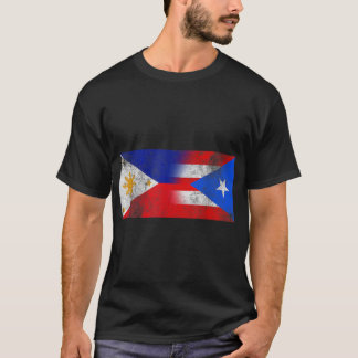 Camiseta Filipinas e Bandeira Porto-Riquenha