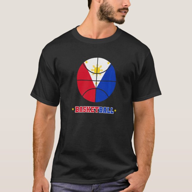 Camiseta Filipinas: Esportes de Basquete de Basquete (Frente)