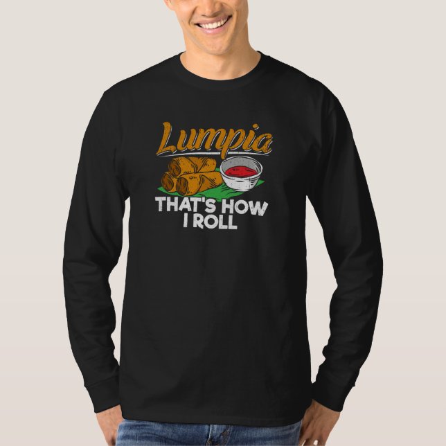 Camiseta Filipinas: Filipino Lumpia Comida Cote (Frente)