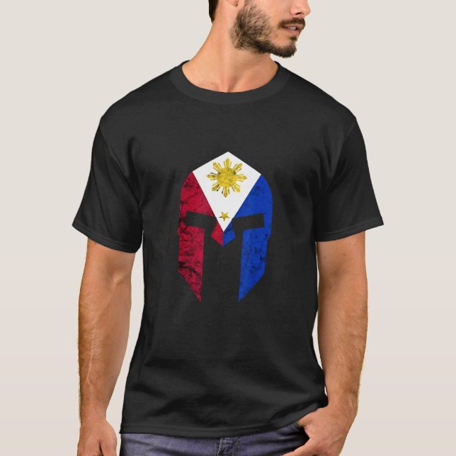 Camiseta Filipinas Helmet Pilipinas Filipino Pride (Frente)