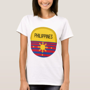 Camiseta Filipinas Ideias Design bonitas — Padrão Sunset
