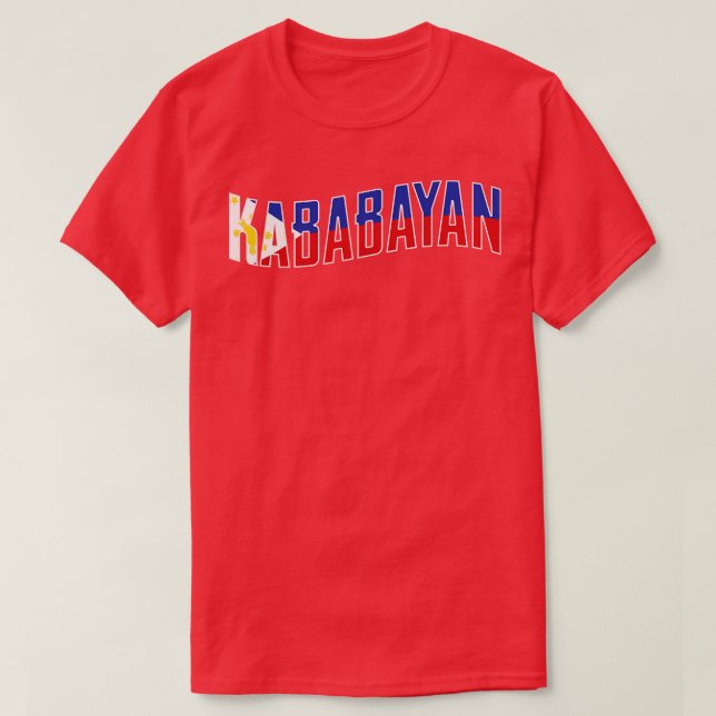 Camiseta Filipinas Kababayan (Frente do Design)