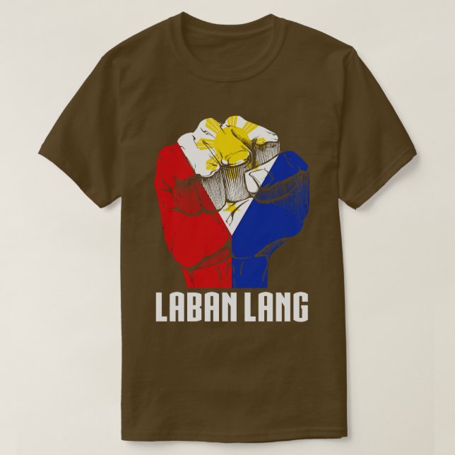 Camiseta Filipinas Laban Lang (Frente do Design)