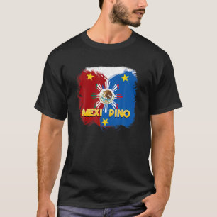Camiseta Filipinas México Filipino Orgulho Orgulho Orgulho 