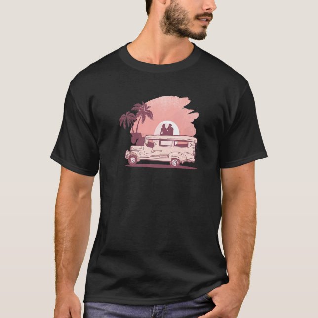Camiseta Filipinas: ônibus de transporte aéreo Mabuha (Frente)