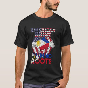Camiseta Filipinas Orgulho filipino forte América orgulhosa